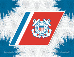 United States Coast Guard Logo Canvas