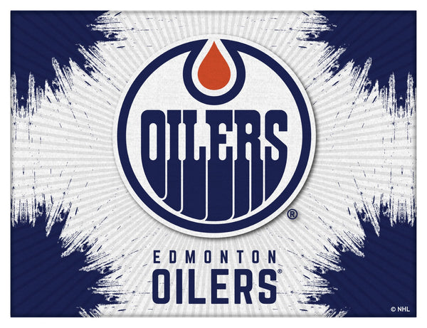 Edmonton Oilers Logo Canvas