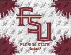 Florida State University Seminoles FSU Script Logo Wall Decor Canvas