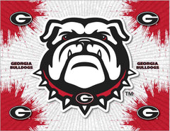 Georgia Bulldogs Dog Logo Wall Decor Canvas