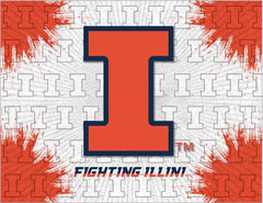 Illinois Fighting Illini Logo Wall Decor Canvas