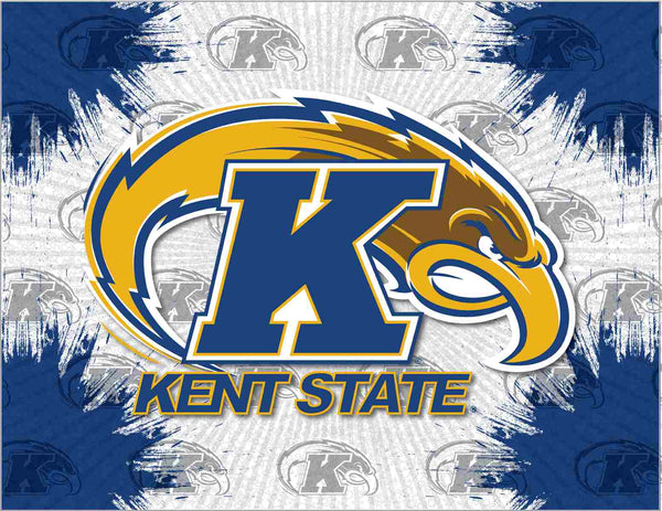 Kent State Golden Flashes Logo Wall Decor Canvas