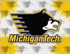 Michigan Tech University Huskies Logo Wall Decor Canvas