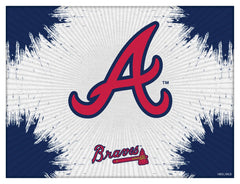 MLB's Atlanta Braves Logo Printed Canvas Wall Decor