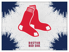 MLB's Boston Red Sox Logo Printed Canvas Wall Decor