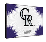 Colorado Rockies Printed Canvas | MLB Hanging Wall Decor