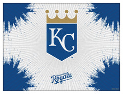 MLB's Kansas City Royals Logo Printed Canvas Wall Decor