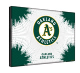 Oakland Athletics Printed Canvas | MLB Hanging Wall Decor