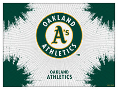MLB's Oakland Athletics Logo Printed Canvas Wall Decor
