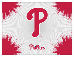 MLB's Philadelphia Phillies Logo Printed Canvas Wall Decor