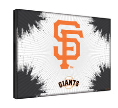 MLB's San Francisco Giants Logo Printed Canvas Wall Decor Side View