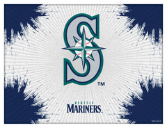 MLB's Seattle Mariners Logo Printed Canvas Wall Decor