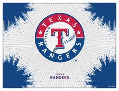 MLB's Texas Rangers Logo Printed Canvas Wall Decor