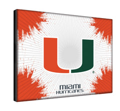 Miami Hurricanes Logo Wall Decor Canvas