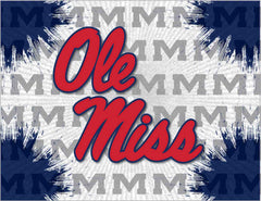 Ole Miss Rebels Logo Wall Decor Canvas