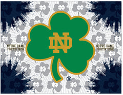 Notre Dame Fighting Irish Shamrock Logo Wall Decor Canvas