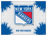 New York Rangers Logo Canvas