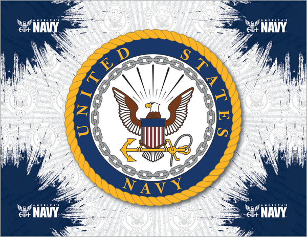 United States Navy Logo Canvas