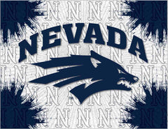University of Nevada Reno Wolf Pack Logo Wall Decor Canvas
