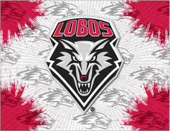 University of New Mexico Lobos Logo Wall Decor Canvas