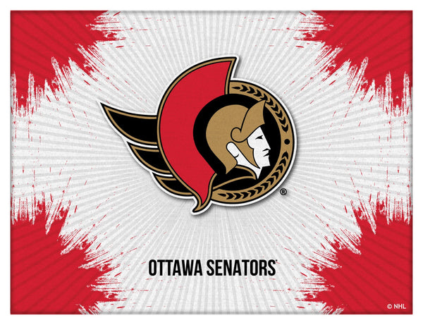 Ottawa Senators Logo Canvas