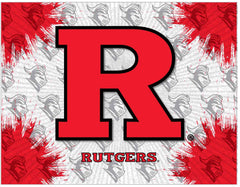 Rutgers Scarlet Knights Logo Wall Decor Canvas