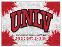 University of Nevada Las Vegas Runnin' Rebels Logo Wall Decor Canvas