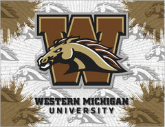 Western Michigan University Broncos Logo Wall Decor Canvas