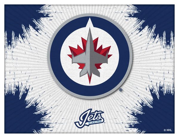 Winnipeg Jets Logo Canvas