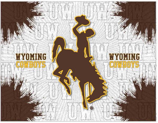 Wyoming Cowboys Logo Wall Decor Canvas