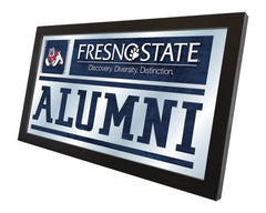 Fresno State University Bulldogs Logo Alumni Mirror by Holland Bar Stool Company Home Decor Side View