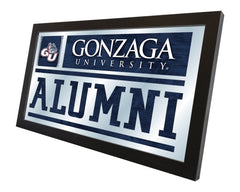 Gonzaga Bulldogs Alumni Mirror Wall Decor by Holland Bar Stool Company Side View