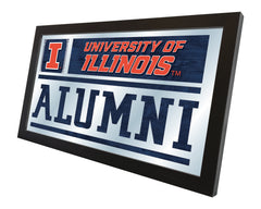 Illinois Fighting Illini Alumni Mirror Wall Decor by Holland Bar Stool Company Side View