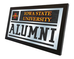 Iowa State Cyclones Alumni Mirror by Holland Bar Stool Company Home Decor Side View