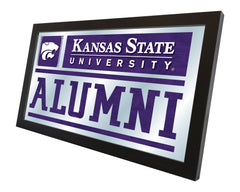 Kansas State Wildcats Alumni Mirror by Holland Bar Stool Company Home Decor Side View