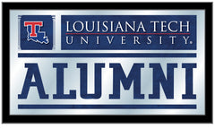 Louisiana Tech Bulldogs Alumni Mirror by Holland Bar Stool Company Home Decor