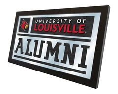 Louisville Cardinals Alumni Mirror by Holland Bar Stool Company Home Decor Side View