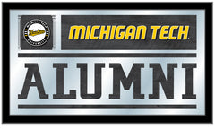 Michigan Tech Huskies Logo Alumni Mirror by Holland Bar Stool Company Home Decor