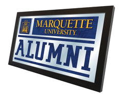 Marquette University Golden Eagles Logo Alumni Mirror by Holland Bar Stool Company Home Decor Side View