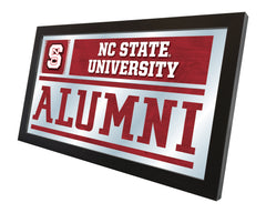 NC State Wolfpack Alumni Mirror by Holland Bar Stool Company Home Decor Side View