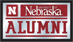 University of Nebraska Huskers Logo Alumni Mirror by Holland Bar Stool Company Home Decor