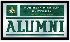 Northern Michigan University Wildcats Logo Alumni Mirror by Holland Bar Stool Company Home Decor