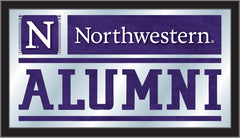 Northwestern Wildcats Alumni Mirror by Holland Bar Stool Company Home Decor