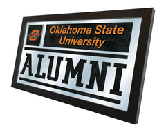 Oklahoma State University Cowboys Alumni Mirror by Holland Bar Stool Company Home Decor Side View