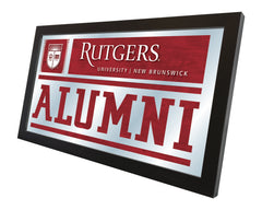 Rutgers Scarlet Knights Alumni Mirror by Holland Bar Stool Company Home Decor Side View