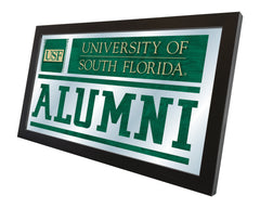 University of South Florida Bulls Logo Alumni Mirror by Holland Bar Stool Company Home Decor Side View