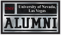 University of Nevada Las Vegas Runnin Rebels Logo Alumni Mirror by Holland Bar Stool Company Home Decor