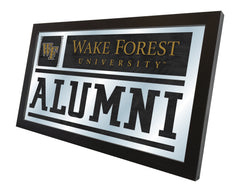 Wake Forest Demon Deacons Alumni Mirror by Holland Bar Stool Company Home Decor Side View