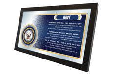 United States Navy Hymn Wall Mirror