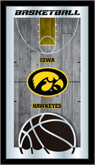 Iowa Hawkeyes Basketball Mirror by Holland Bar Stool Company Home Sports Decor